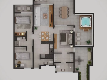 3 Bedroom Penthouse