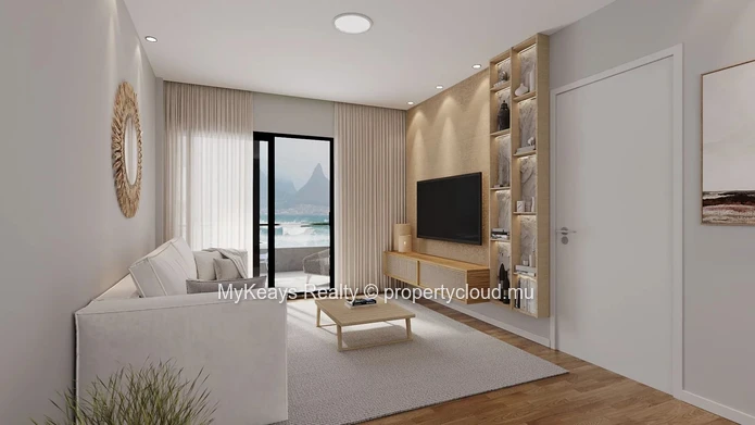 Appartement contemporain avec jardin privatif à Flic en Flac